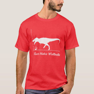 T-Rex hatar Wallballs T-shirt