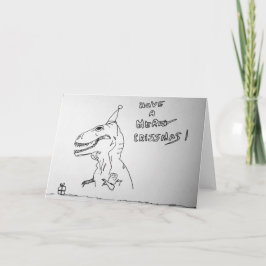 T Rex Hates öppnar julen i Presenter Kort