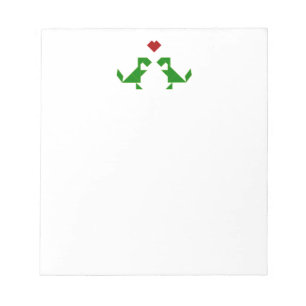 T-Rex i Kärlek (Tangramosaurus Rex) Anteckningsblock