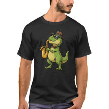 T-Rex Jazzmusiker T-Shirt