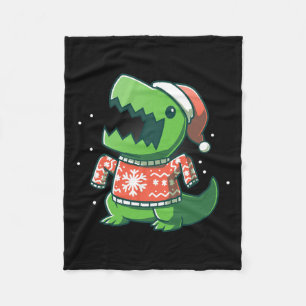 T-rex jul kul dinosaur ful saurus fleecefilt