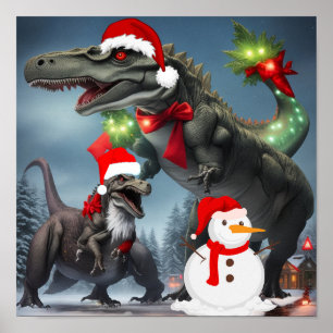 T-Rex-jul Poster