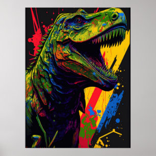 T Rex Jurassic Poster