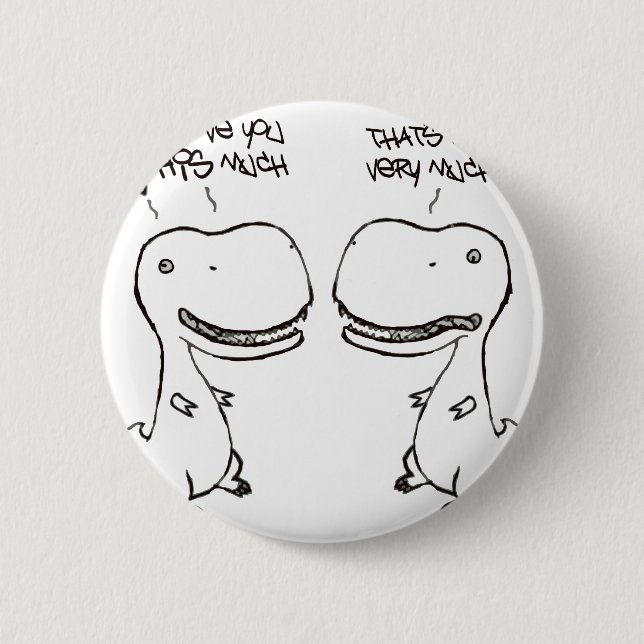 T-rex kärlek knapp (Framsida)