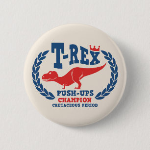 T-Rex kärlekar Push-Ups Knapp