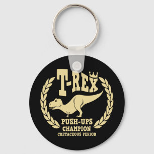 T-Rex kärlekar Push-Ups Nyckelring