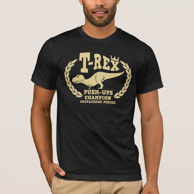 T-Rex kärlekar Push-Ups Tröja (Framsida)