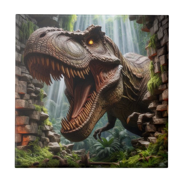 T-Rex Keramisk Platta Kakelplatta (Framsidan)