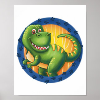 T-Rex Konst Poster