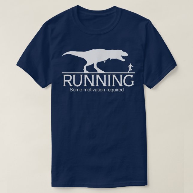 T-Rex kör viss rörelse som krävs 1554 T Shirt (Design framsida)