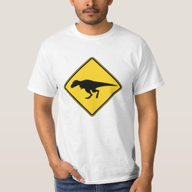T-Rex korsning manar skjorta T-shirt (Framsida)