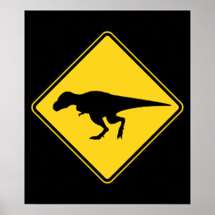 T-Rex korsning Poster