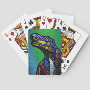 T-Rex Kung Av Dinosaurierna Casinokort