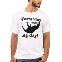 T-Rex. Lägga benen på ryggen dagen!