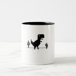 T-Rex Löpare Två-Tonad Mugg