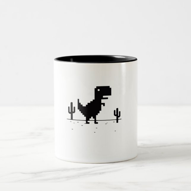 T-Rex Löpare  Två-Tonad Mugg (Center)