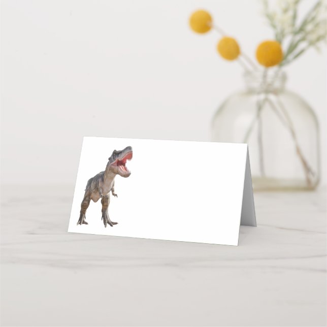 T Rex-mappat platskort Placeringskort (Framsida)