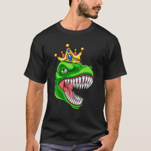 T Rex med Krona Tyrannosaurus Rex Dinosaur Älskar Shirt