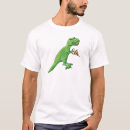 T-Rex med Pizza T-shirt
