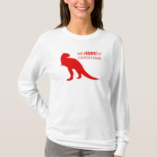 T-Rex merRAWRry jul T Shirt