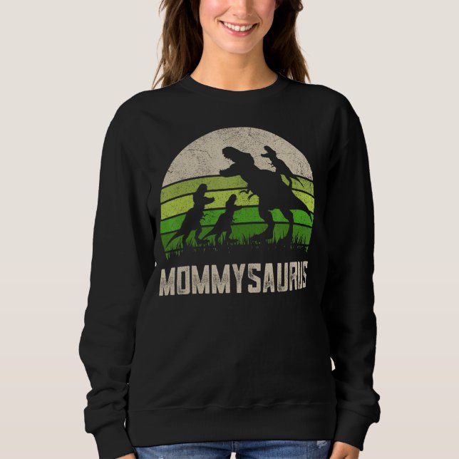 T Rex Mommysaurus Funny Dino Mamma Dinosaur 4 Kids Shirt (Framsida)