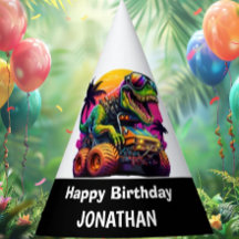 T Rex Monster Lastbil Grattis på födelsedagen