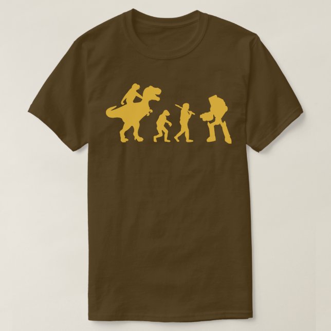 T Rex mot Robot Shirt (Design framsida)