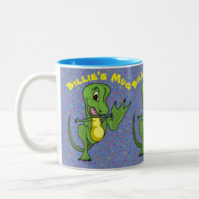 T-Rex-mugg Två-Tonad Mugg (Vänster)
