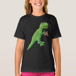 T-Rex och Pizza Tee Shirt