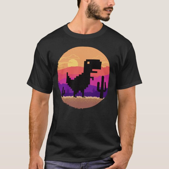 T-rex offlinespel t shirt (Framsida)