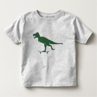 T Rex på en Skateboardskjorta Tee