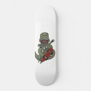 T-Rex på ett skateboard