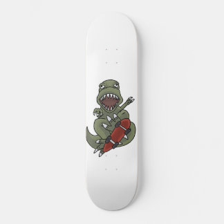 T-Rex på ett skateboard