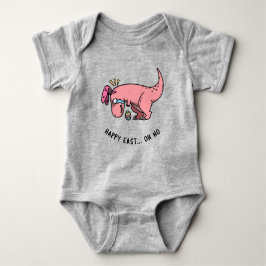 T-Rex Påsk Struggle Baby Bodykostym T Shirt