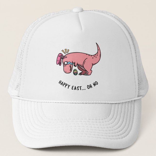 T-Rex Påsk Strul Trucker Hatt Keps (Framsida)