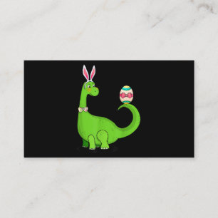T Rex Påskhare Funny Dinosaur Egg Boys Kids till Visitkort