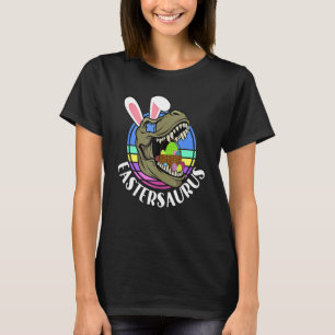 T Rex Påskhare Funny Dinosaur Påsk Saurus Bo Shirt