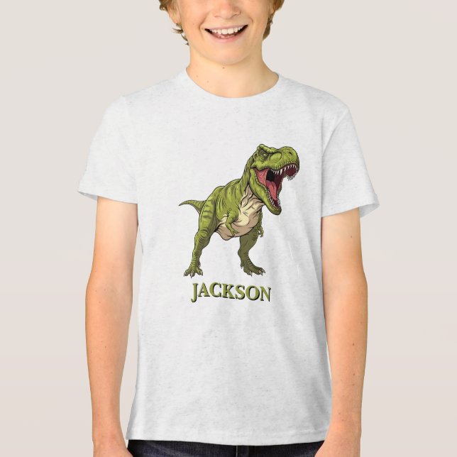 T-Rex Personlig T Shirt (Framsida)