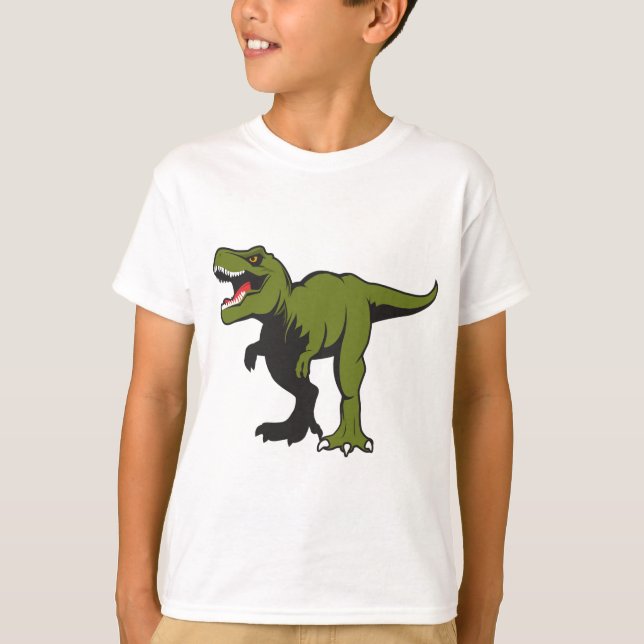 T-Rex-Personlig Tee Shirt (Framsida)