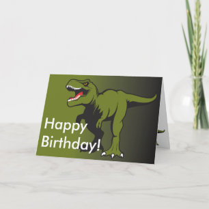 T-Rex personligobjekt Kort