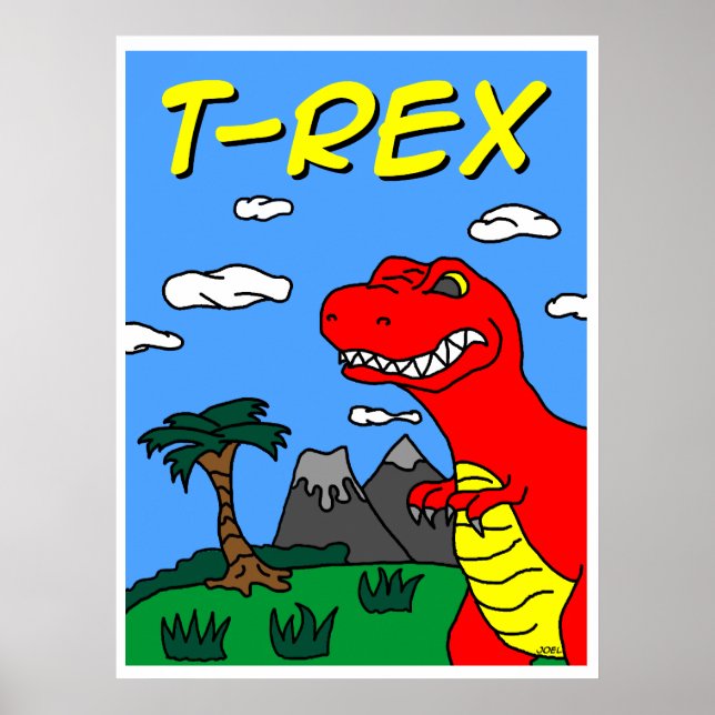 T-Rex Poster!!! 24x32 Roar!!!! Poster (Framsidan)