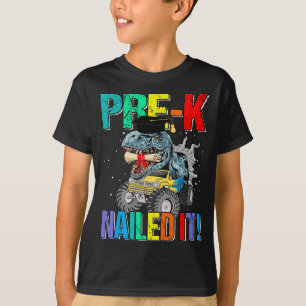 T Rex Pre-K Nail IT Studenten-klass 2022 Din Shirt