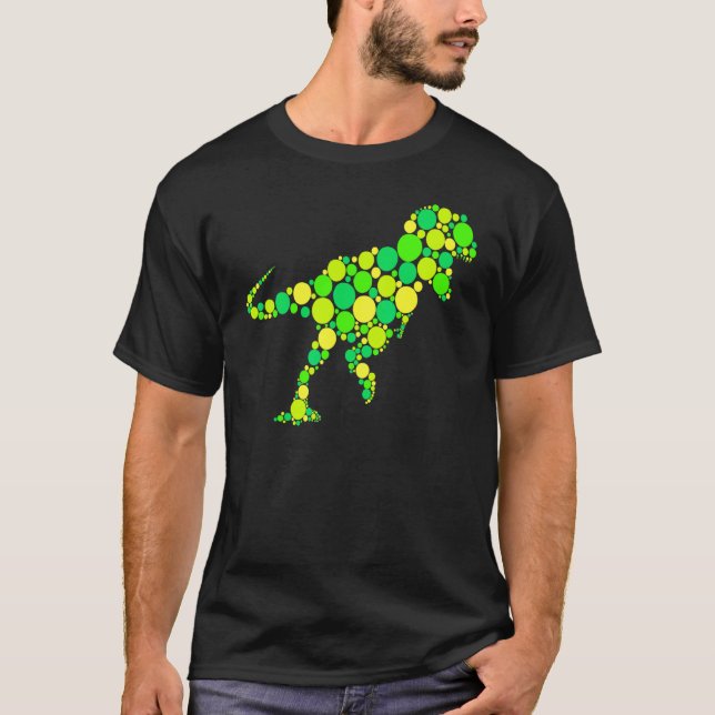 T Rex  Prickiga Internationella Prickdagen Shirt (Framsida)