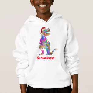 T Rex Psychedelic Dinosaur christmas T Shirt