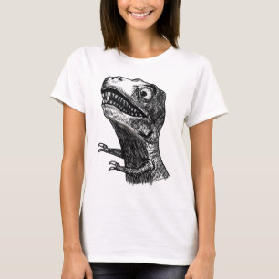 T-Rex Rage Meme - Dam Passande T-Shirt