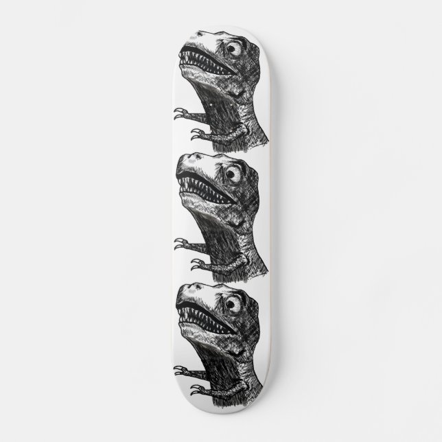 T-Rex Raseri Meme - Skateboard (Framsida)