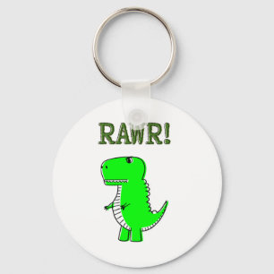 T-Rex-RAWR för ljus och Arg Nyckelring