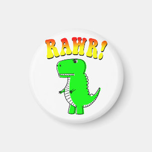 T-Rex-RAWR-Groovy-text för ljud och Arg Magnet