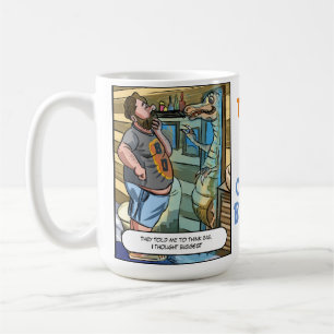 T-Rex Reflection: Tänka Big Chomp Bigger Kaffemugg