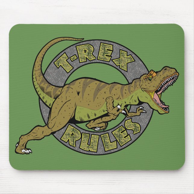 T-Rex Regler Mousepad Musmatta (Framsidan)